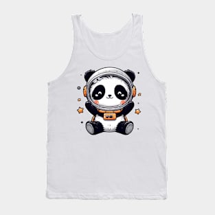 Panda astronaut cute happy Tank Top